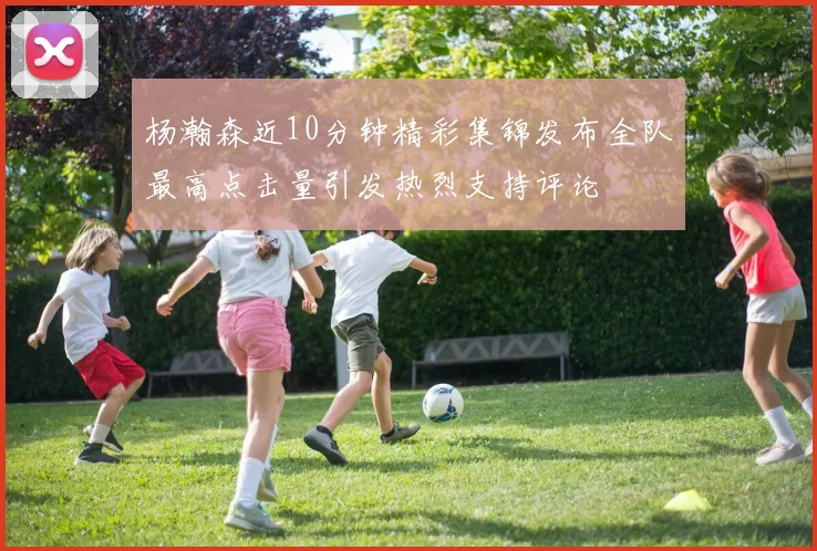 杨瀚森近10分钟精彩集锦发布全队最高点击量引发热烈支持评论